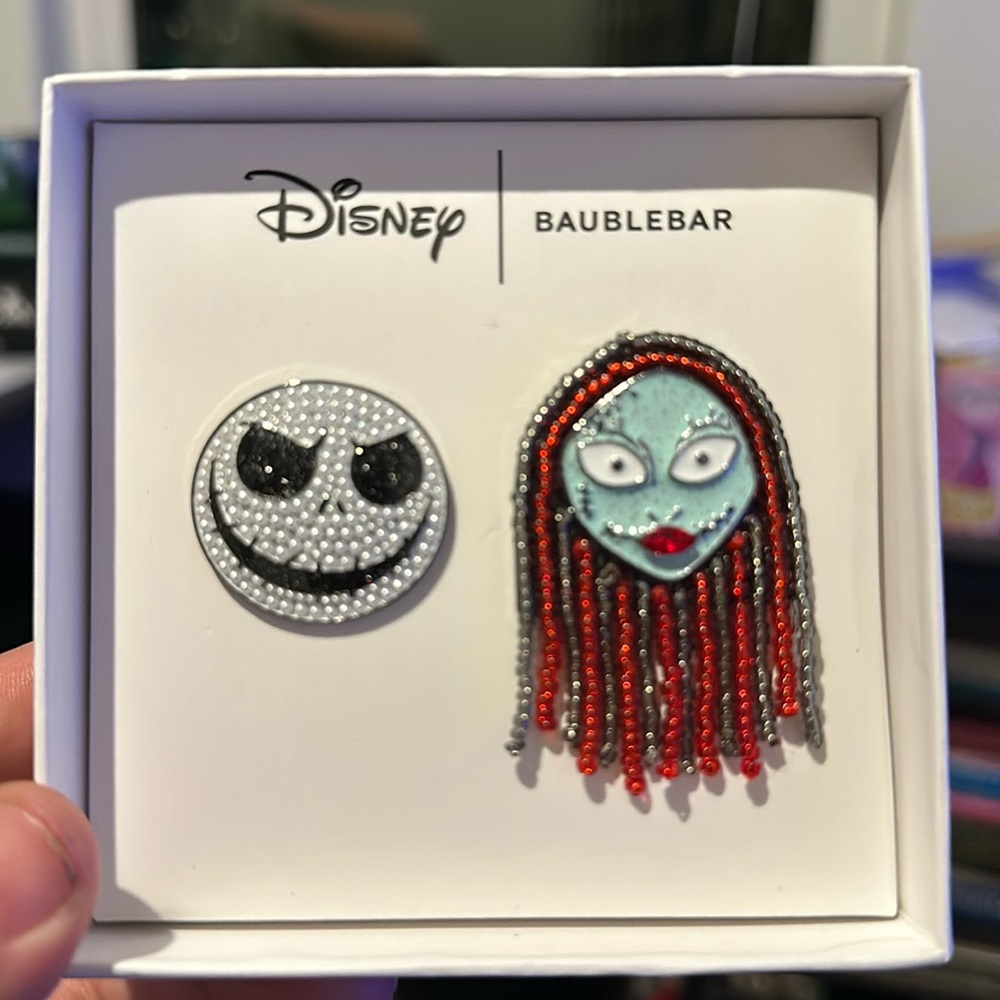 Jack and sally Nightmare Before Christmas Earings